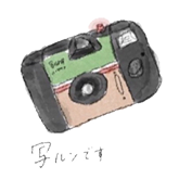 インスタントカメラのイラスト