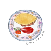 オムライスのイラスト